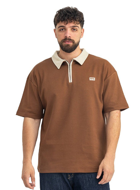 Brown Design 3082 NF-Polo Neck T-Shirt - Khotwh