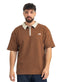 Brown Design 3082 NF-Polo Neck T-Shirt - Khotwh