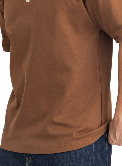 Brown Design 3082 NF-Polo Neck T-Shirt - Khotwh