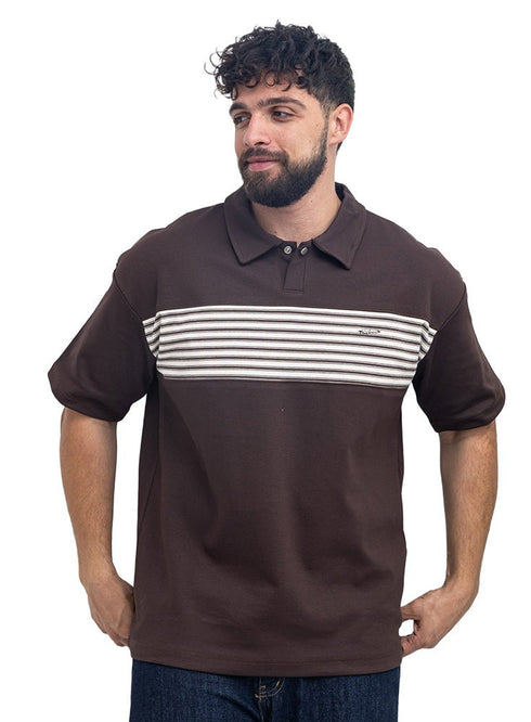 Brown Design 3093 NF-Polo Neck T-Shirt - Khotwh