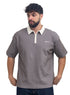 Brown Design 3095 NF-Polo Neck T-Shirt - Khotwh