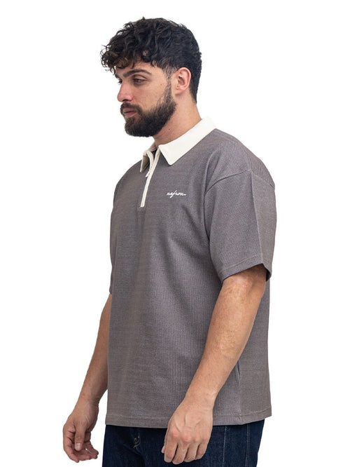 Brown Design 3095 NF-Polo Neck T-Shirt - Khotwh