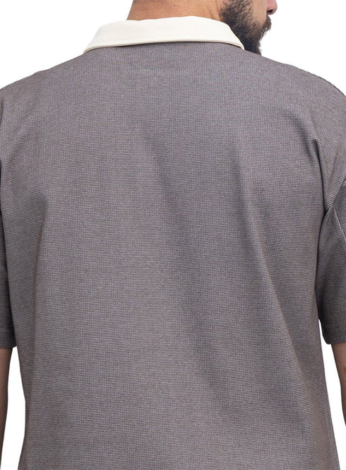 Brown Design 3095 NF-Polo Neck T-Shirt - Khotwh