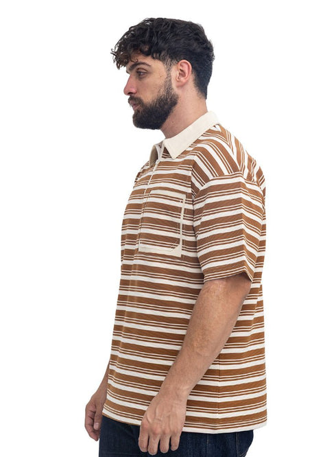 Brown Design 3097 NF-Polo Neck T-Shirt - Khotwh