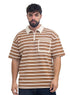 Brown Design 3097 NF-Polo Neck T-Shirt - Khotwh