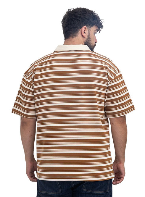 Brown Design 3097 NF-Polo Neck T-Shirt - Khotwh