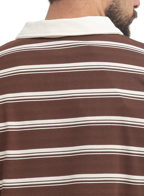 Brown Design 3098 NF-Polo Neck T-Shirt - Khotwh