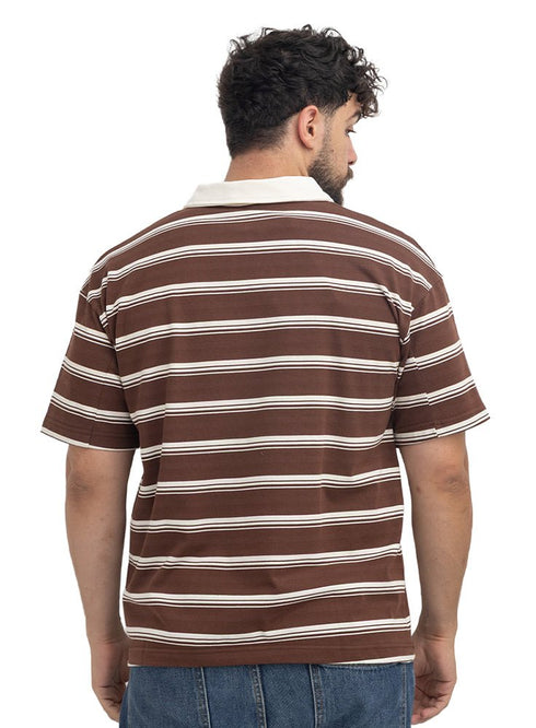 Brown Design 3098 NF-Polo Neck T-Shirt - Khotwh