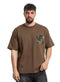 Brown Design 4002 NF - Round T-Shirt - Khotwh
