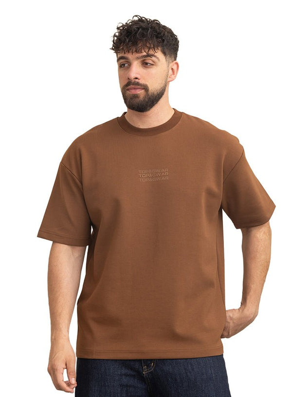 Brown Design 4019 NF-Round T-Shirt - Khotwh