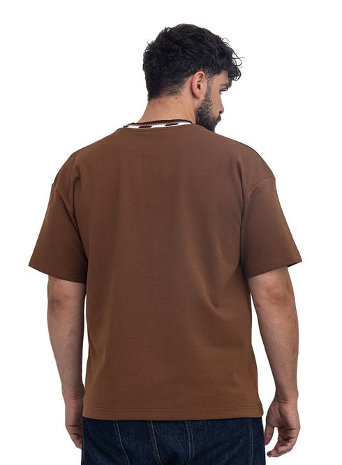 Brown Design 4041 NF-Round T-Shirt - Khotwh