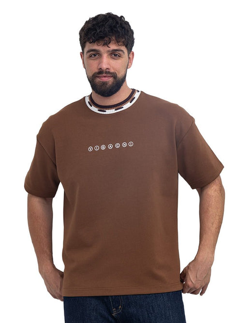Brown Design 4041 NF-Round T-Shirt - Khotwh