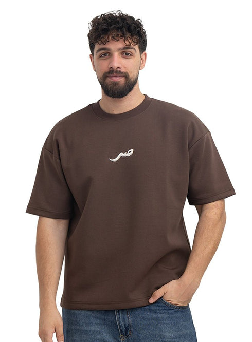 Brown Design 4046 NF-Round T-Shirt - Khotwh