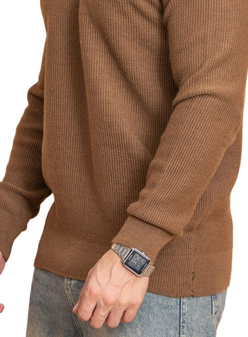 Brown Design 421 Round Pullover - Khotwh