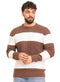 Brown - Design 7016 VIG - Round Pullover - Khotwh