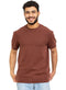 Brown Design 7520Knit Rount T-Shirt - Khotwh