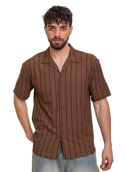 Brown Design 9008Shirt - Khotwh