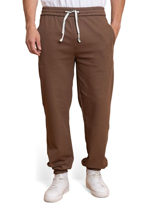 Brown Elastic - Winter Wide Leg - Khotwh