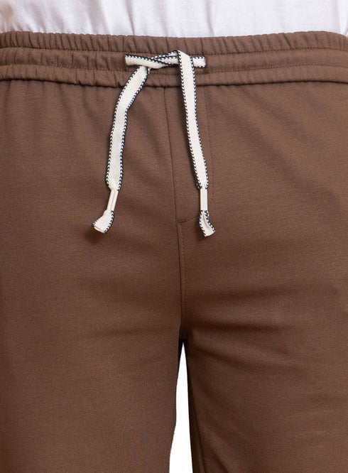 Brown Elastic - Winter Wide Leg - Khotwh