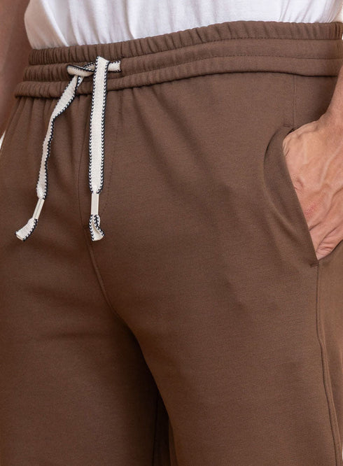 Brown Elastic - Winter Wide Leg - Khotwh