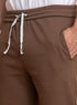 Brown Elastic - Winter Wide Leg - Khotwh