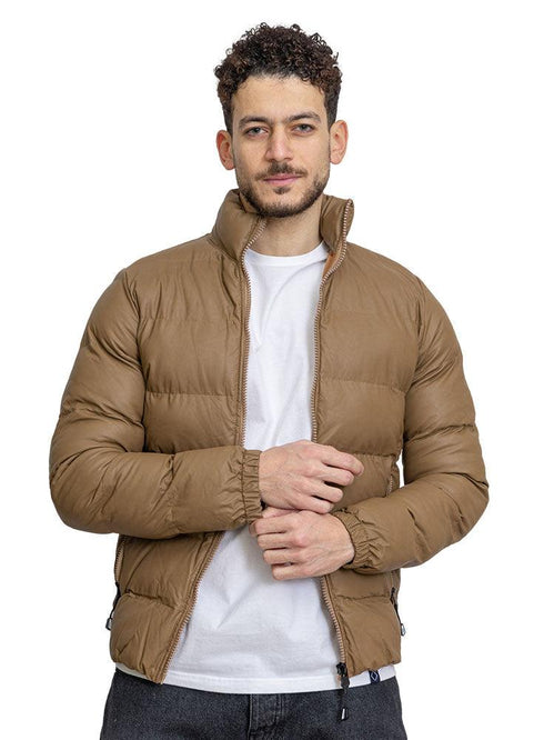 Brown F - Leather Jacket - Khotwh