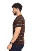 Brown F - S.Knit Round T-shirt - Khotwh