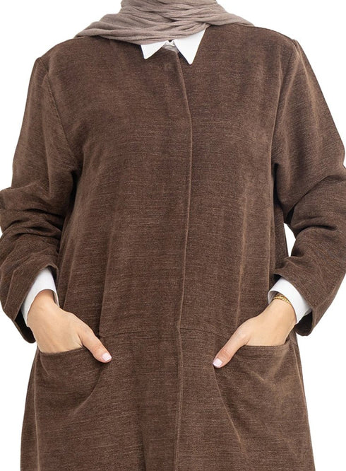 Brown - GS-capsul dress - Khotwh