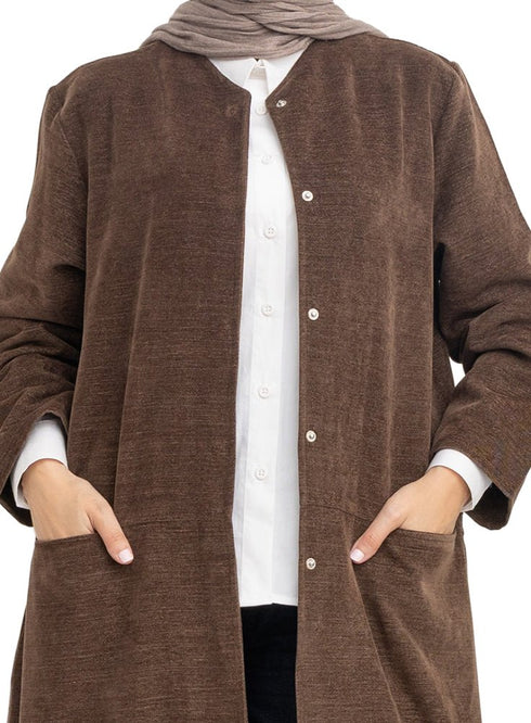Brown - GS-capsul dress - Khotwh