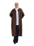 Brown - GS-Leather Coat - Khotwh