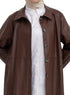 Brown - GS-Leather Coat - Khotwh