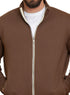 Brown High Neck Sweater - Khotwh