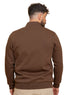 Brown High Neck Sweater - Khotwh
