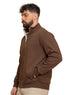 Brown High Neck Sweater - Khotwh