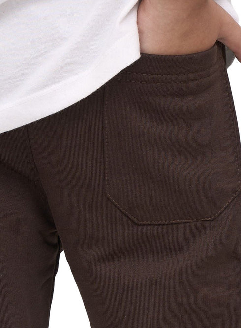 Brown Kids SweatPants - Khotwh