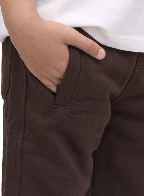 Brown Kids SweatPants - Khotwh