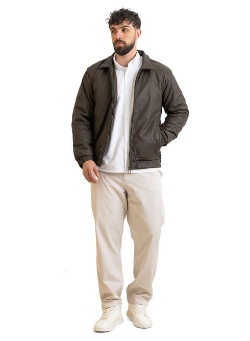 Brown Leather Jacket 2 - Khotwh