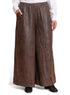 Brown Leather Pants - Khotwh