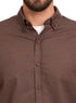 Brown Linen Shirt - Khotwh