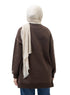 Brown Long V - Over Size Sw - Round - Khotwh