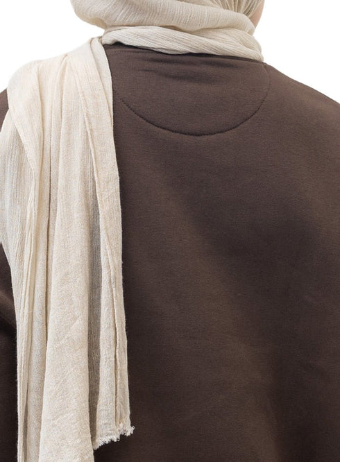 Brown Long V - Over Size Sw - Round - Khotwh