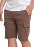 Brown Melton Cargo Short - Khotwh