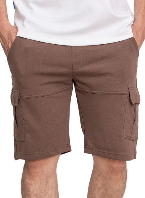 Brown Melton Cargo Short - Khotwh