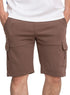 Brown Melton Cargo Short - Khotwh