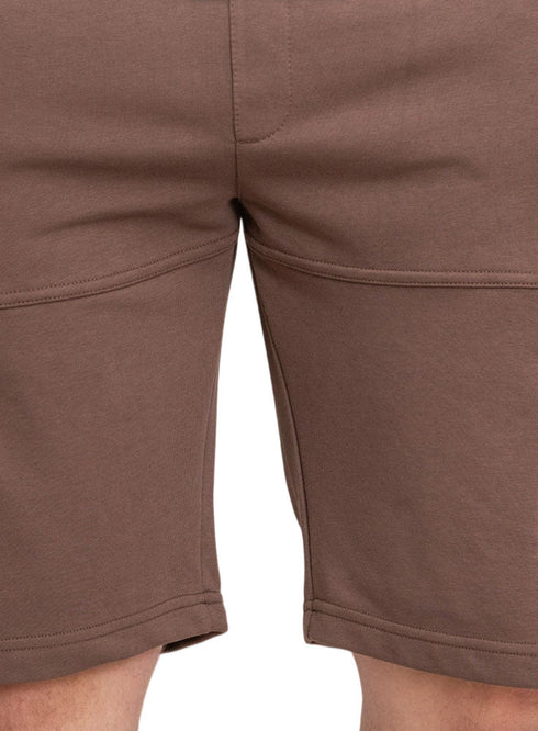 Brown Melton Cargo Short - Khotwh