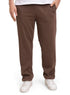 Brown Melton Wide Leg - Khotwh