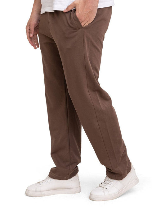 Brown Melton Wide Leg - Khotwh