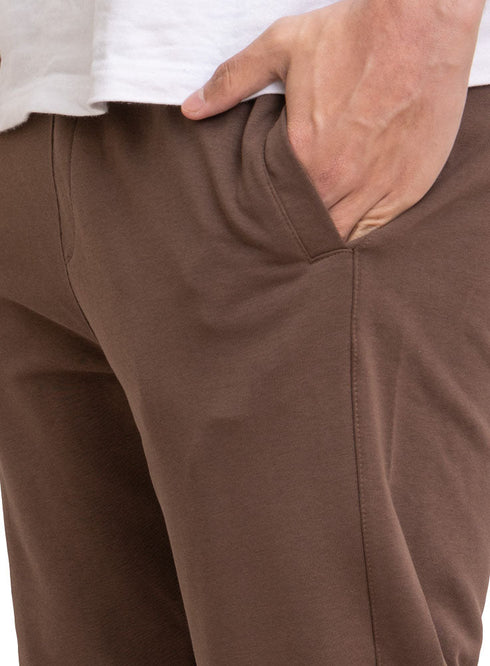 Brown Melton Wide Leg - Khotwh