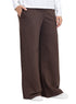 Brown Melton Wide Leg (W) - Khotwh