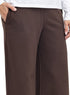 Brown Melton Wide Leg (W) - Khotwh